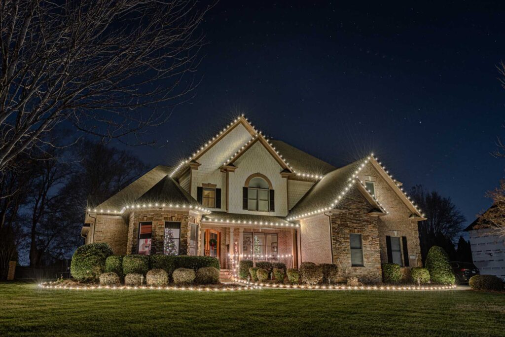 Canton christmas light installation