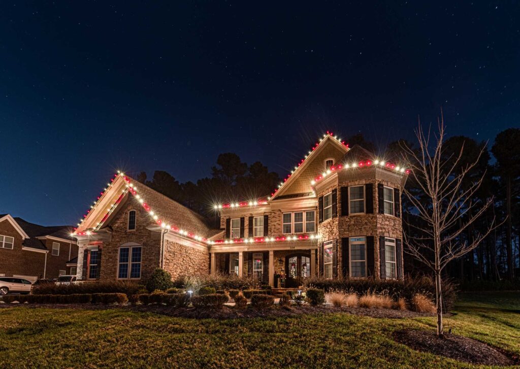 Residential Christmas Lights Installation in Canton