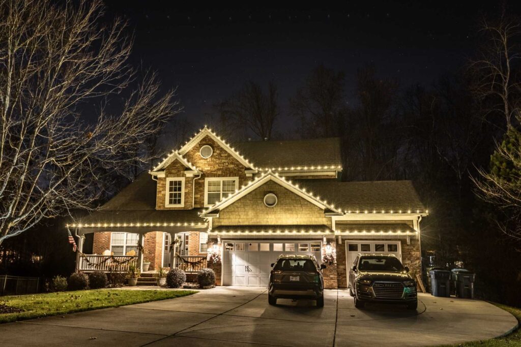 residential christmas light installation